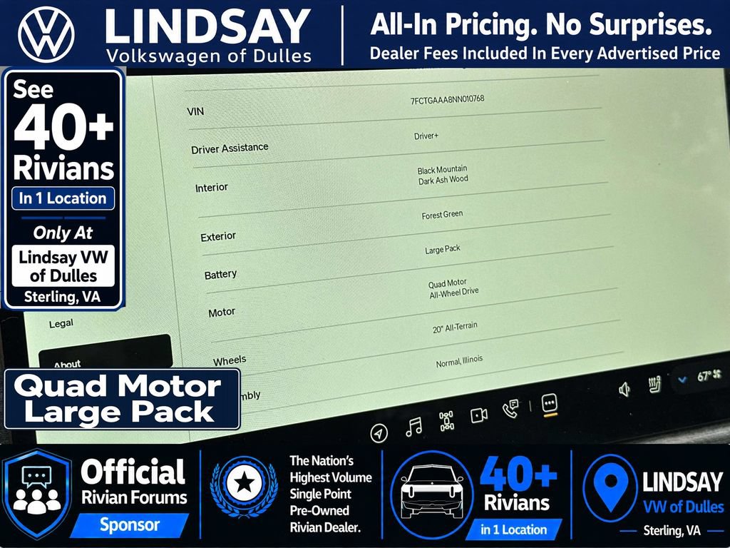 Used 2022 Rivian R1T Adventure AWD/4WD image 22
