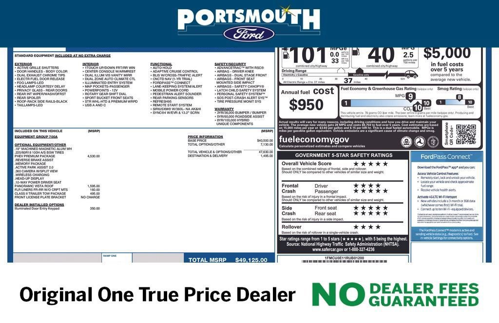 New 2024 Ford Escape SE w/ PHEV Premium Package image 16