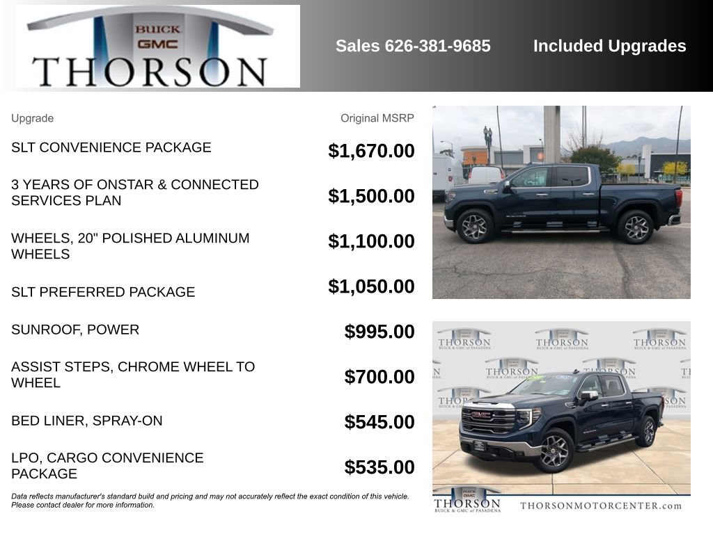 Used 2022 GMC Sierra 1500 SLT w/ SLT Convenience Package image 6