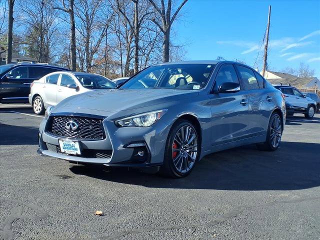 Certified 2023 INFINITI Q50 Red Sport 400 w/ Carbon Fiber Package AWD/4WD image 1