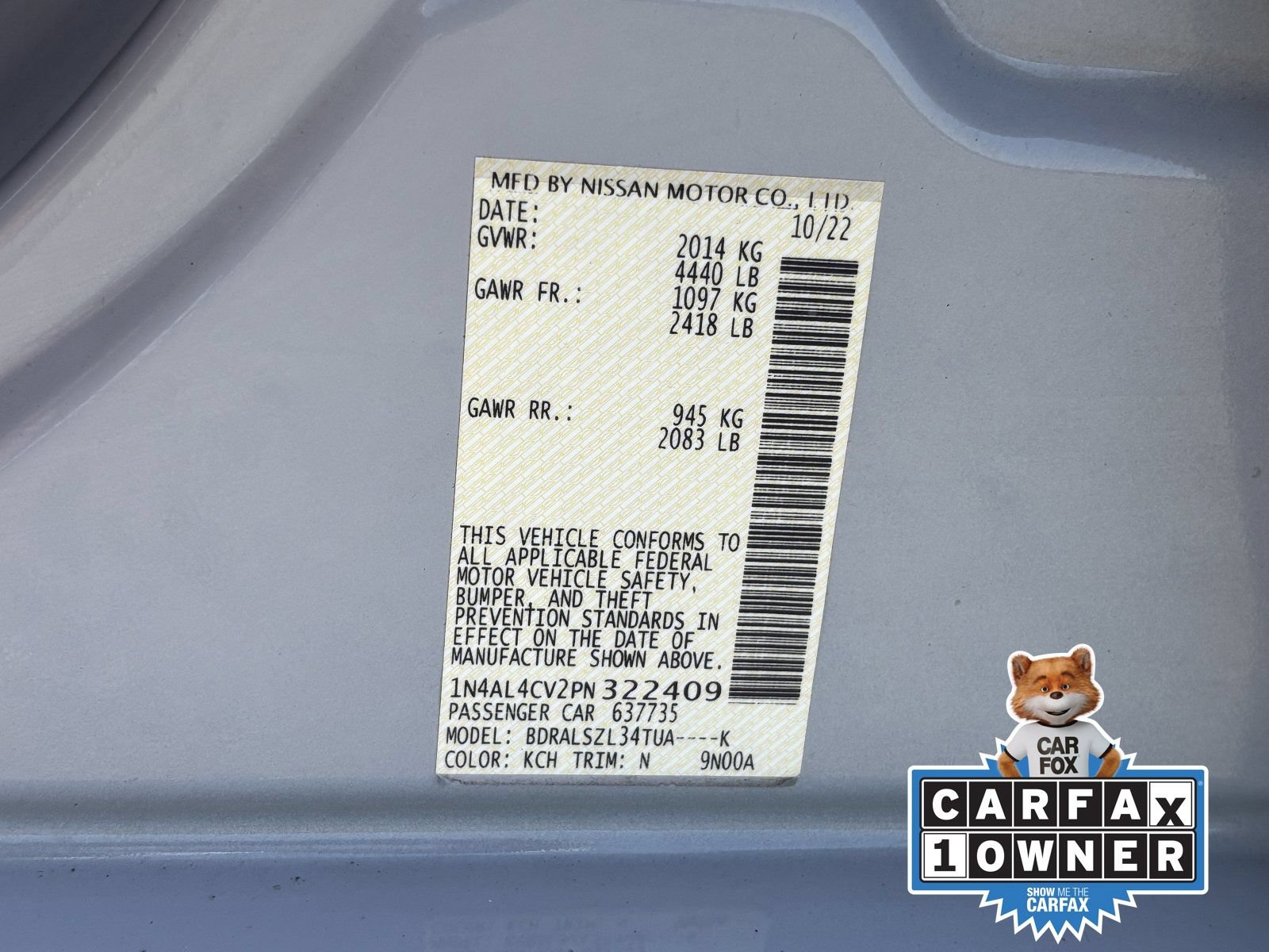 Certified 2023 Nissan Altima 2.0 SR FWD image 35