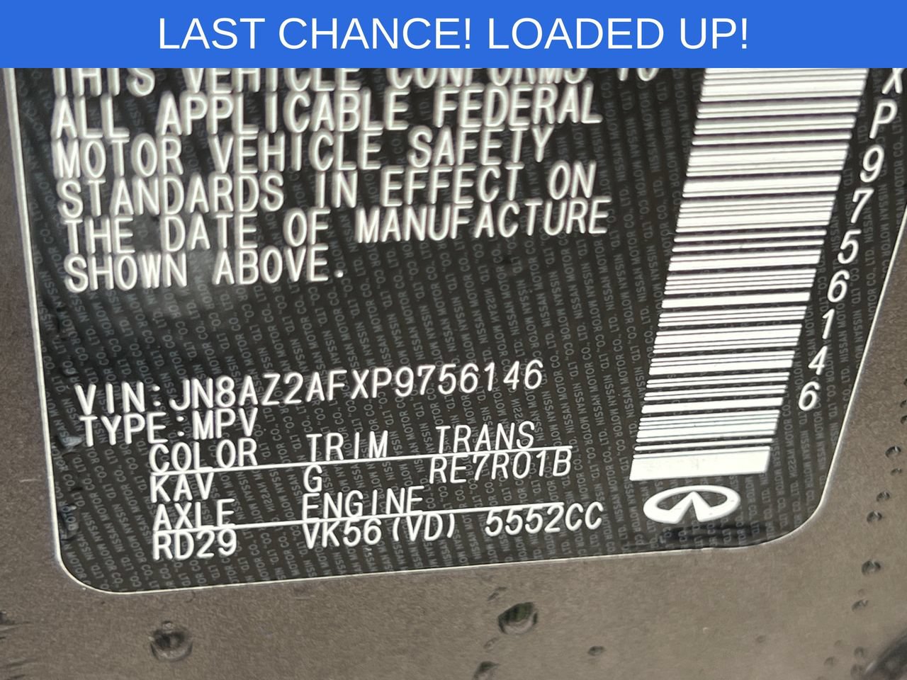 Used 2023 INFINITI QX80 Premium Select w/ Cargo Package RWD image 32