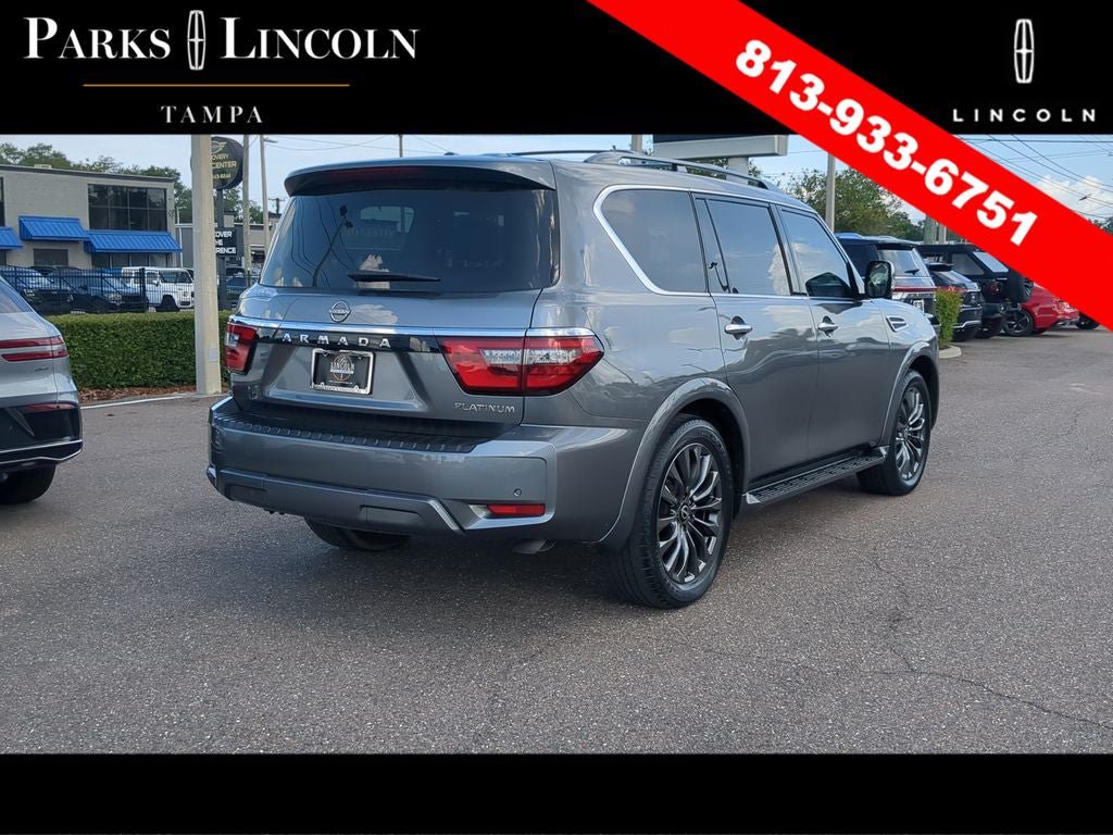 Used 2021 Nissan Armada Platinum w/ Captain's Chairs Package RWD image 4