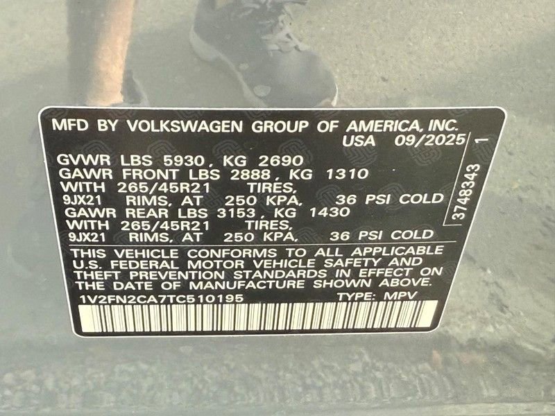 New 2026 Volkswagen Atlas SEL Premium R-Line image 17