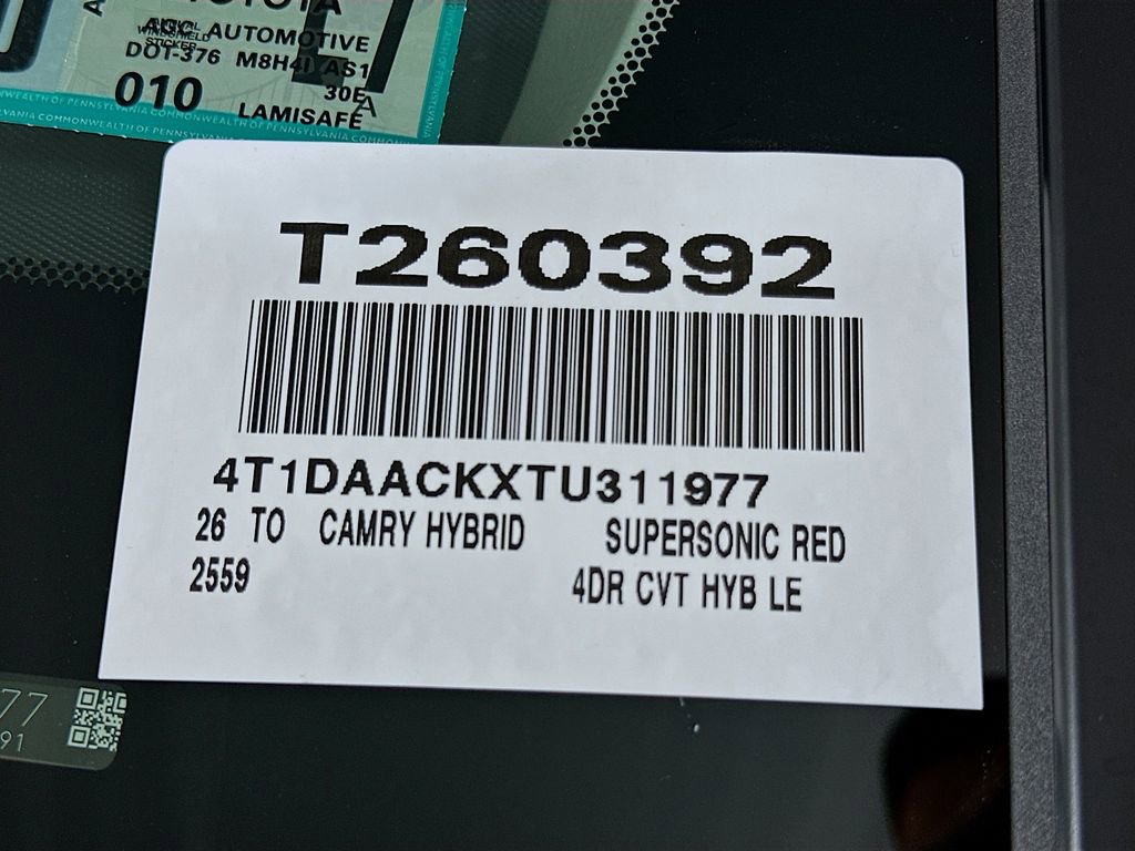New 2026 Toyota Camry LE FWD image 17