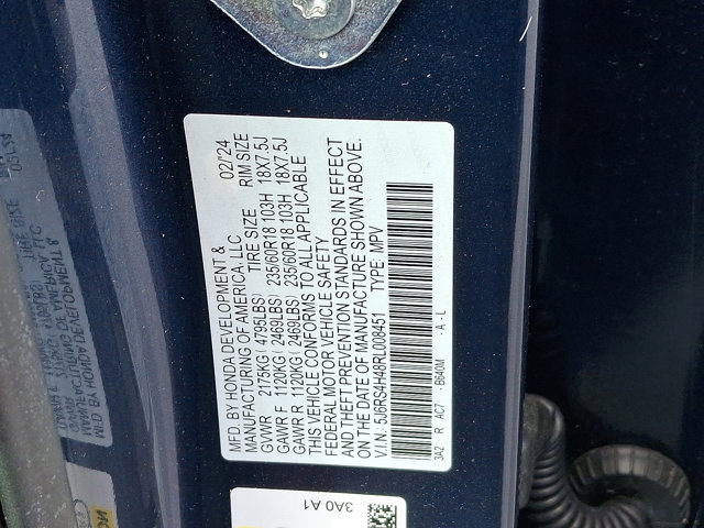 Certified 2024 Honda CR-V EX image 28