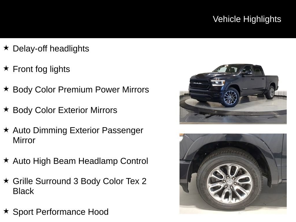 Used 2021 RAM 1500 Laramie w/ Sport Appearance Package image 32