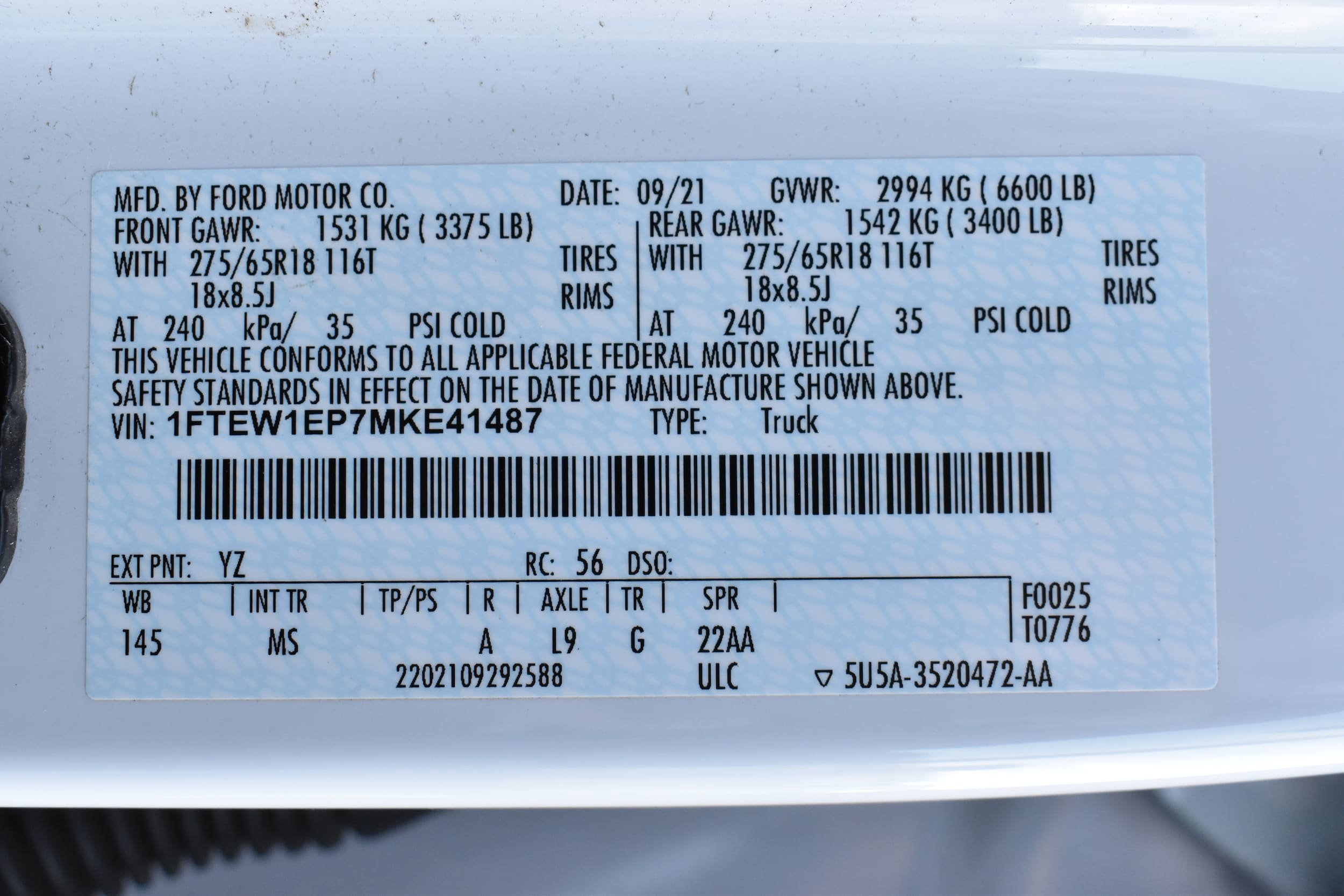 Used 2021 Ford F150 XLT w/ Trailer Tow Package image 2