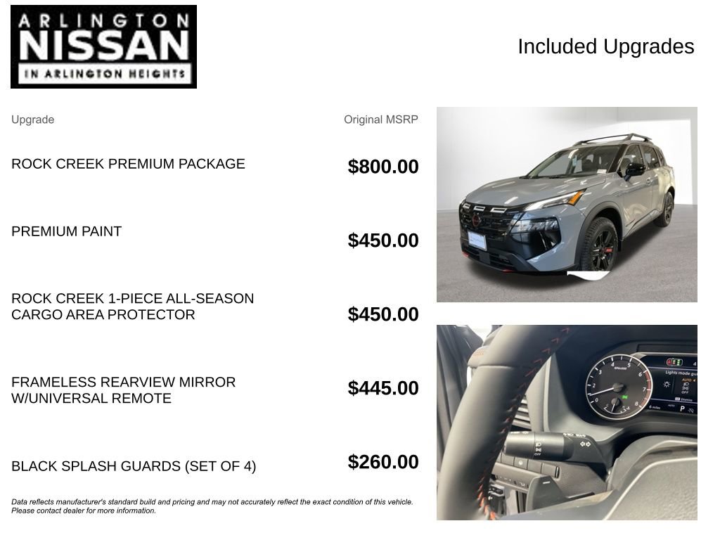 New 2026 Nissan Rogue SV w/ Rock Creek Premium Package AWD/4WD image 4