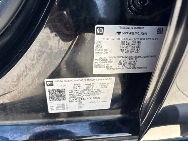 Used 2022 Chevrolet Silverado 1500 LT Trail Boss w/ Safety Package AWD/4WD image 20