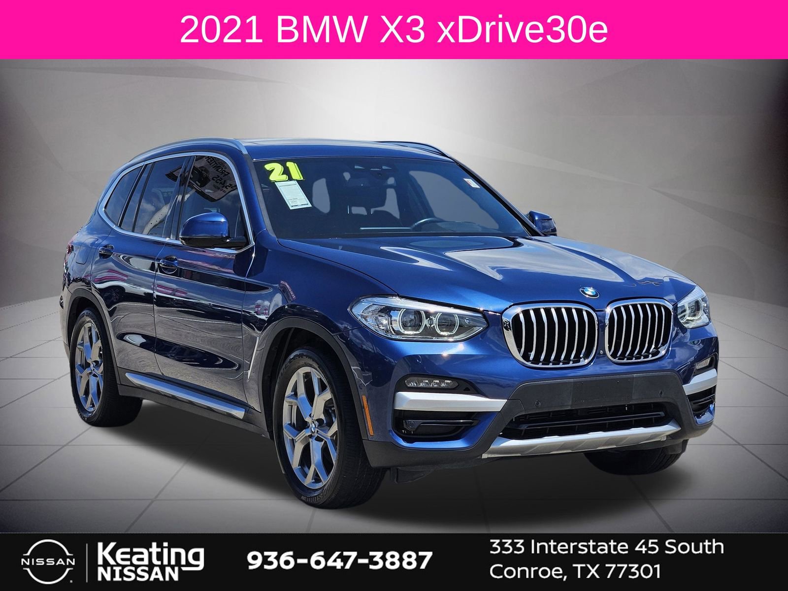 Used 2021 BMW X3 xDrive30e w/ Premium Package