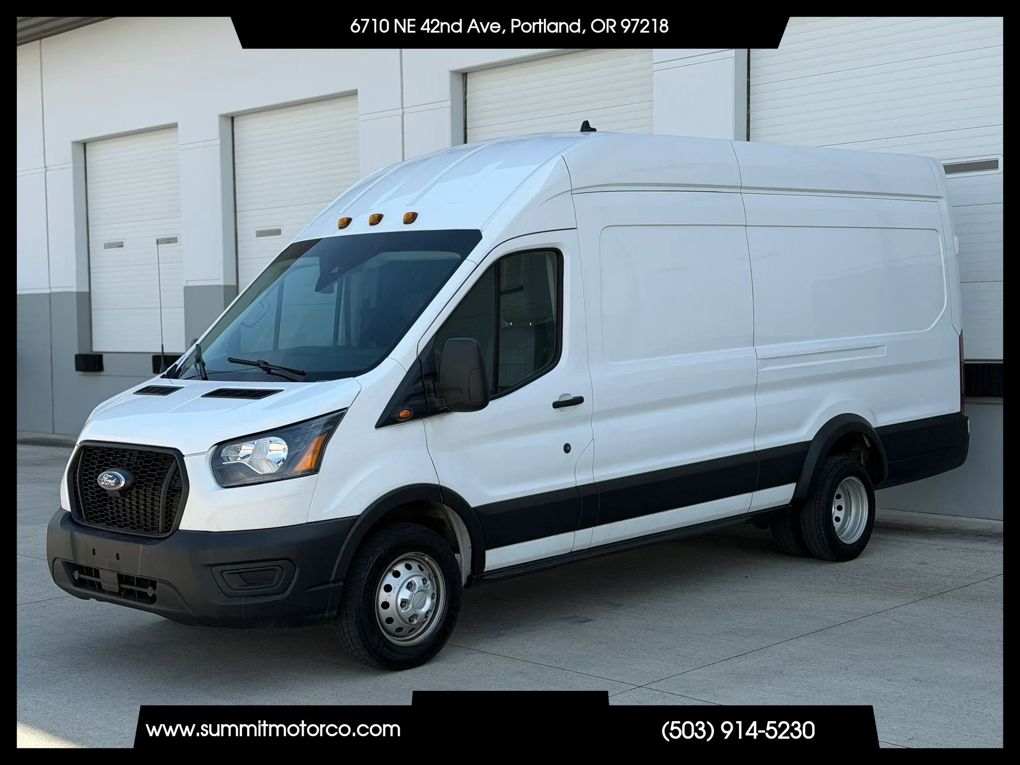Used 2023 Ford Transit 350 148 High Roof Extended DRW w/ Load Area Protection Package
