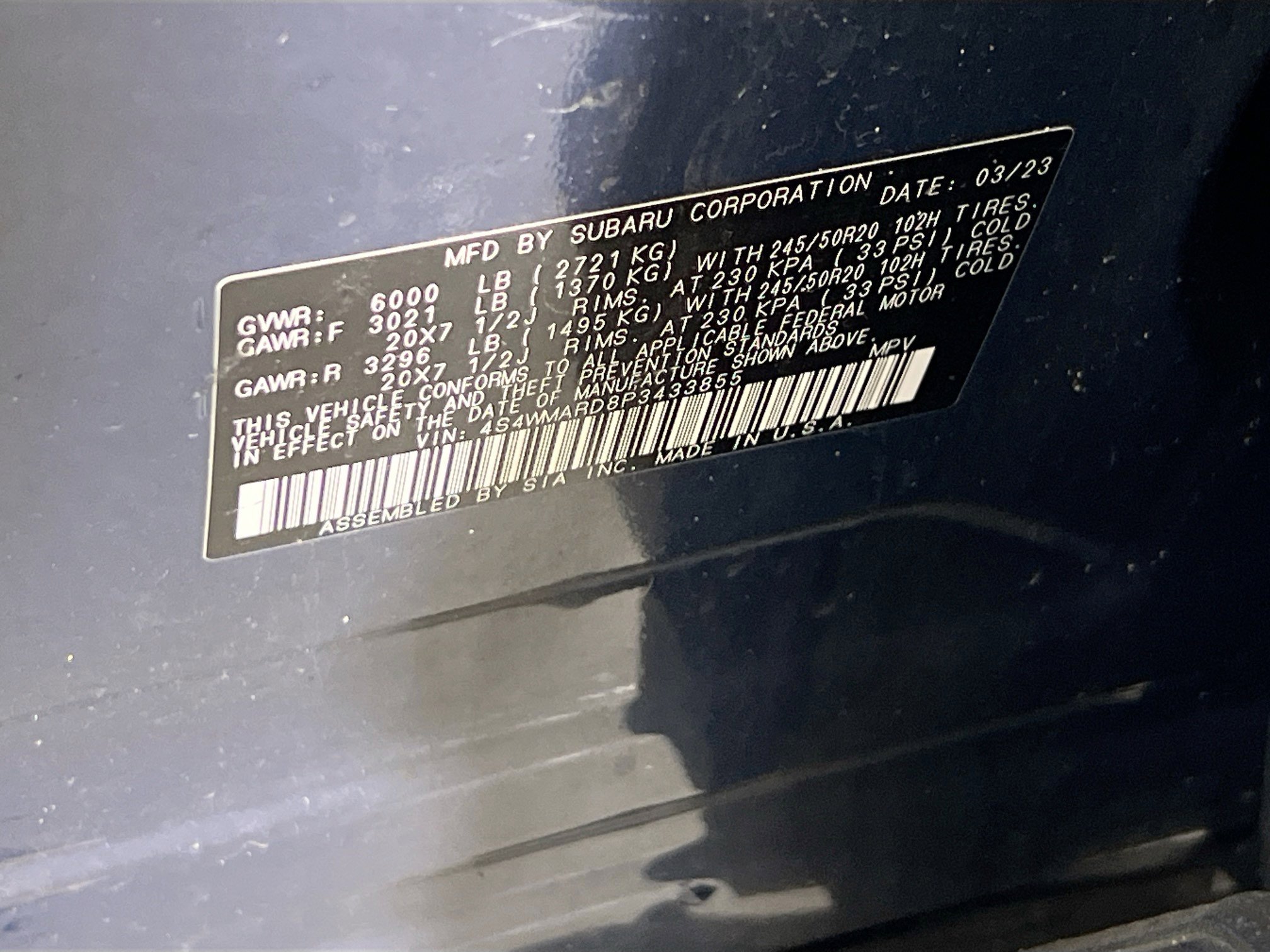 Used 2023 Subaru Ascent Limited w/ Technology Package image 33