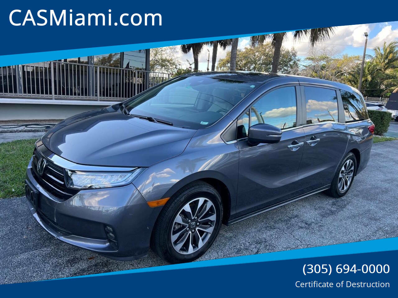 Used 2021 Honda Odyssey EX-L