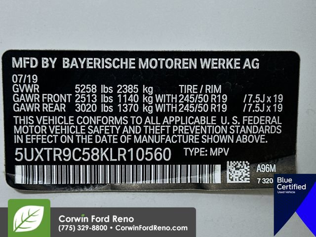 Used 2019 BMW X3 xDrive30i w/ Convenience Package AWD/4WD image 36