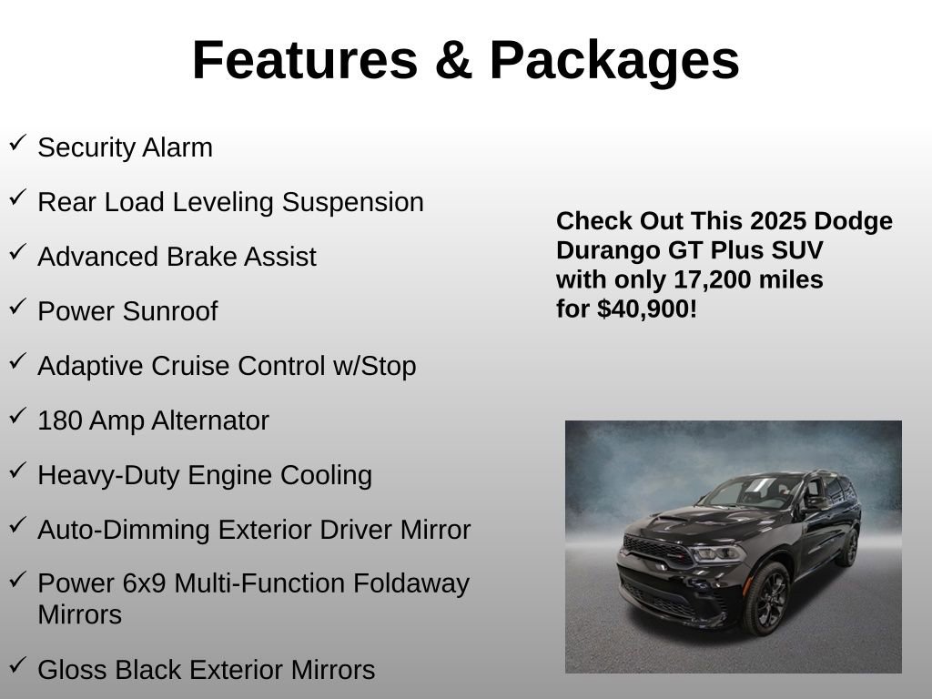 Used 2025 Dodge Durango GT AWD/4WD image 8