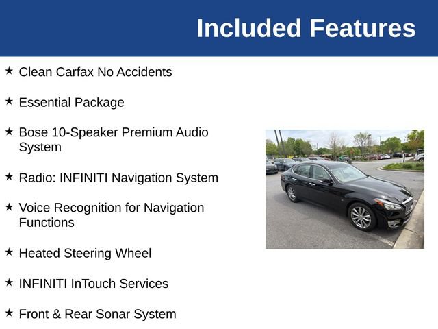 Used 2018 INFINITI Q70 Luxe image 2