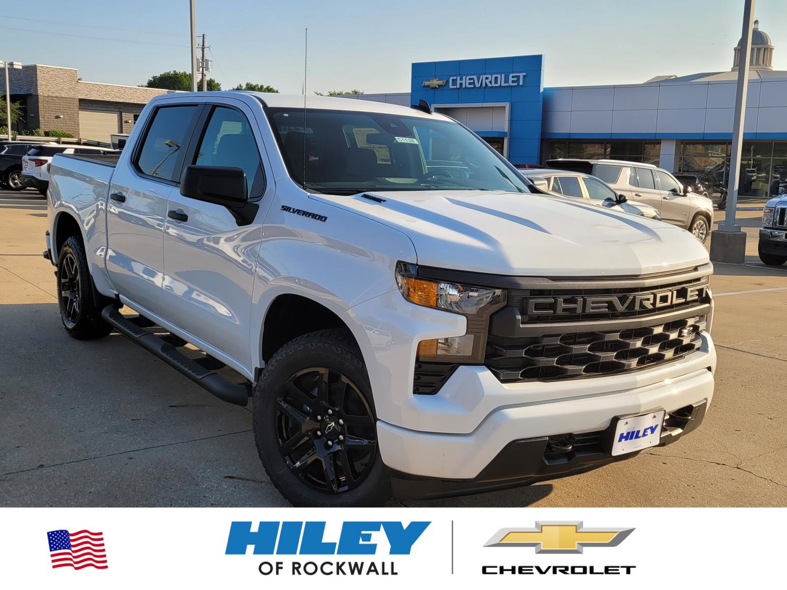 New 2026 Chevrolet Silverado 1500 Custom w/ Turbomax Blackout Package RWD 360° Tour
