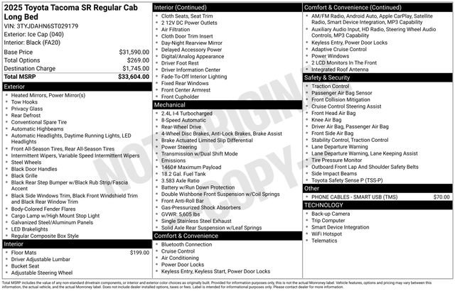 Used 2025 Toyota Tacoma SR RWD image 30