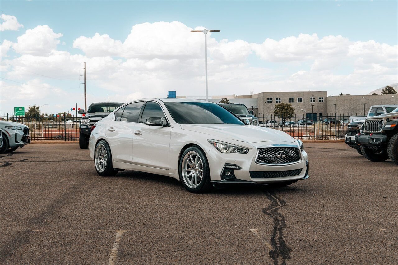 Used 2022 INFINITI Q50 Sensory w/ All Weather Package RWD image 1