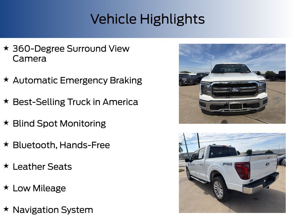 Used 2025 Ford F150 Lariat w/ Equipment Group 501A Mid AWD/4WD image 6