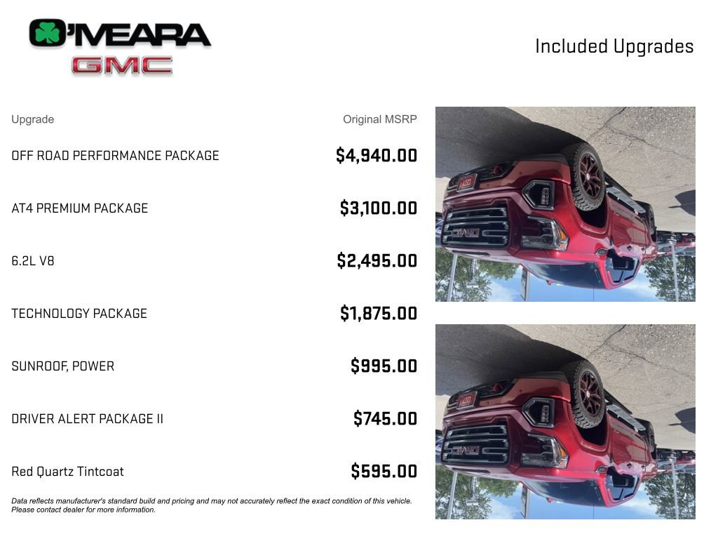 Used 2019 GMC Sierra 1500 AT4 w/ Off Road Performance Package AWD/4WD image 3