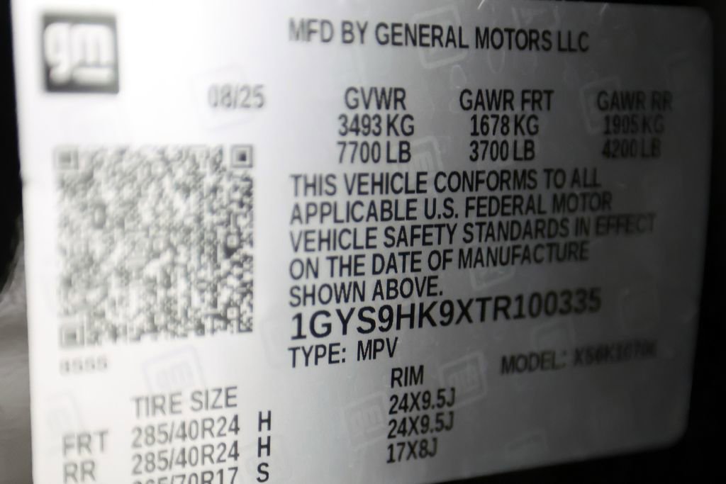 Used 2026 Cadillac Escalade V w/ LPO, ONYX Package image 59