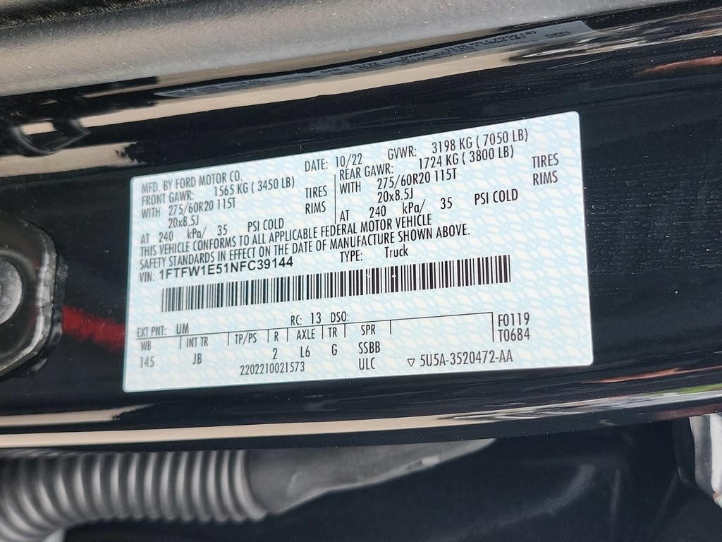 Certified 2022 Ford F150 XL w/ STX Appearance Package AWD/4WD image 33