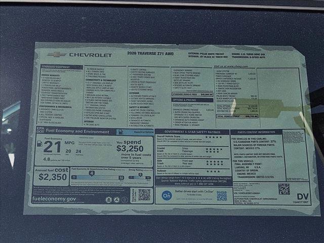 New 2026 Chevrolet Traverse Z71 image 18