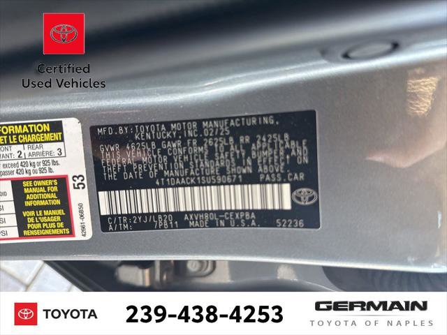 Certified 2025 Toyota Camry XSE FWD image 22