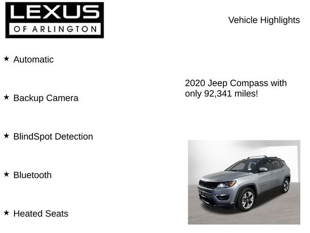 Used 2020 Jeep Compass Limited image 7