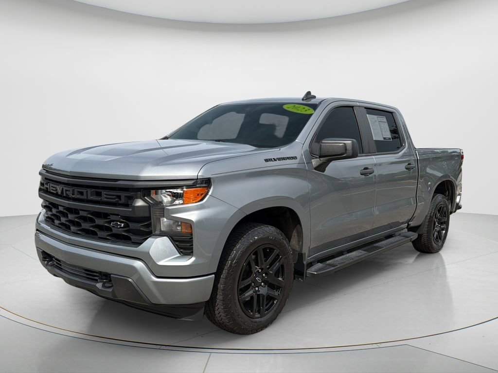 Used 2023 Chevrolet Silverado 1500 Custom w/ LPO, Dark Essentials Package RWD image 1