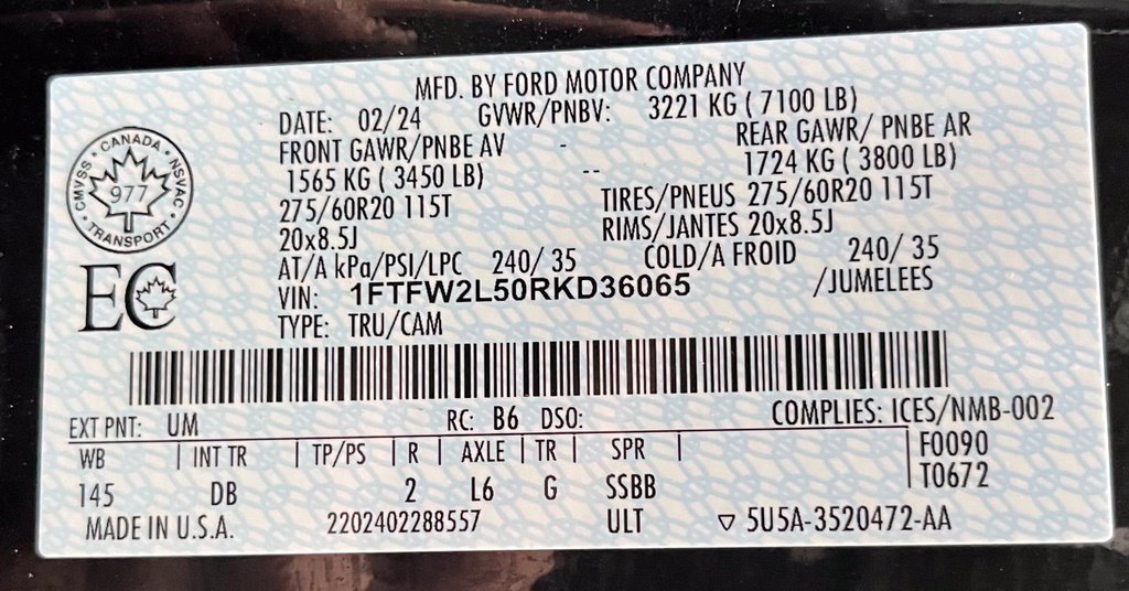 Used 2024 Ford F150 STX w/ Tow/Haul Package AWD/4WD image 59