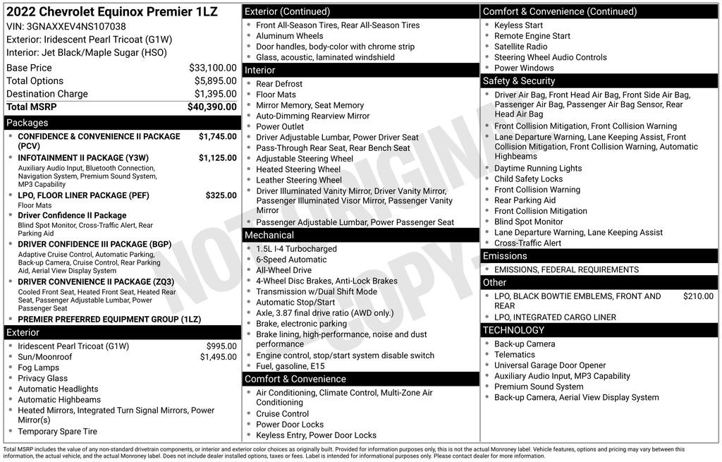 Used 2022 Chevrolet Equinox Premier image 5