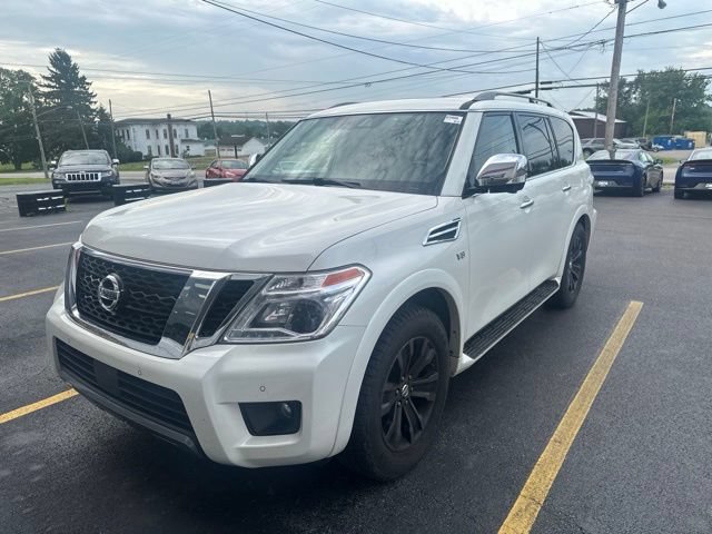 Used 2019 Nissan Armada Platinum w/ Captain's Chairs Package AWD/4WD image 3