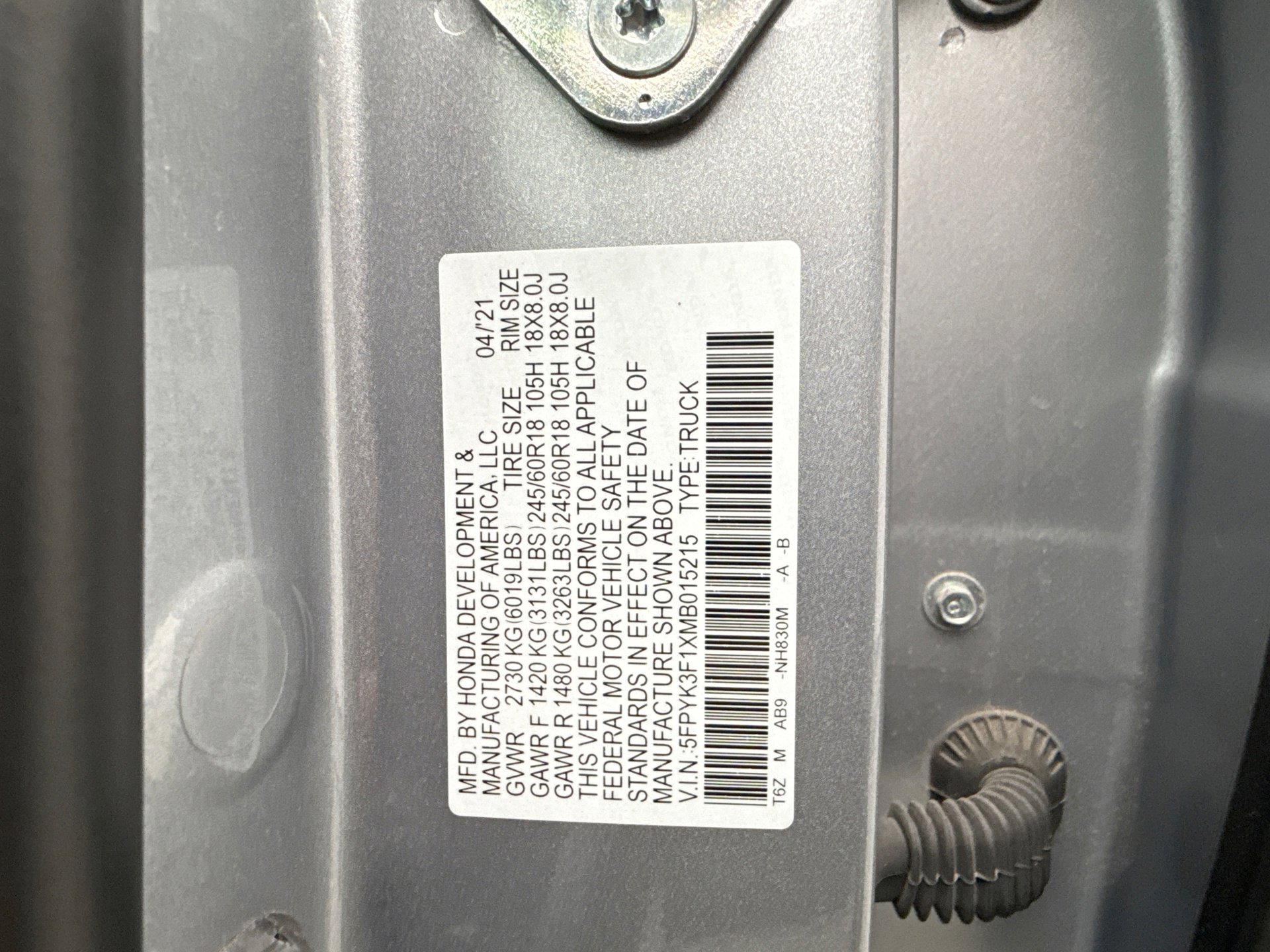 Used 2021 Honda Ridgeline Sport image 24