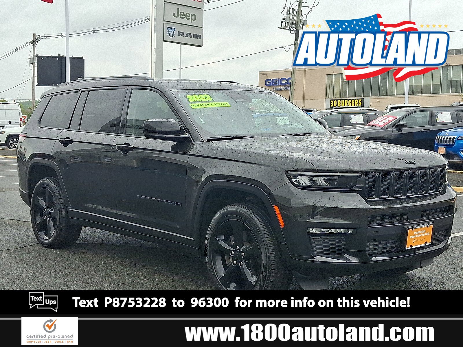Certified 2023 Jeep Grand Cherokee L Limited w/ Black Appearance Package