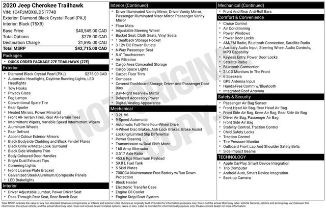 Used 2020 Jeep Cherokee Trailhawk image 4