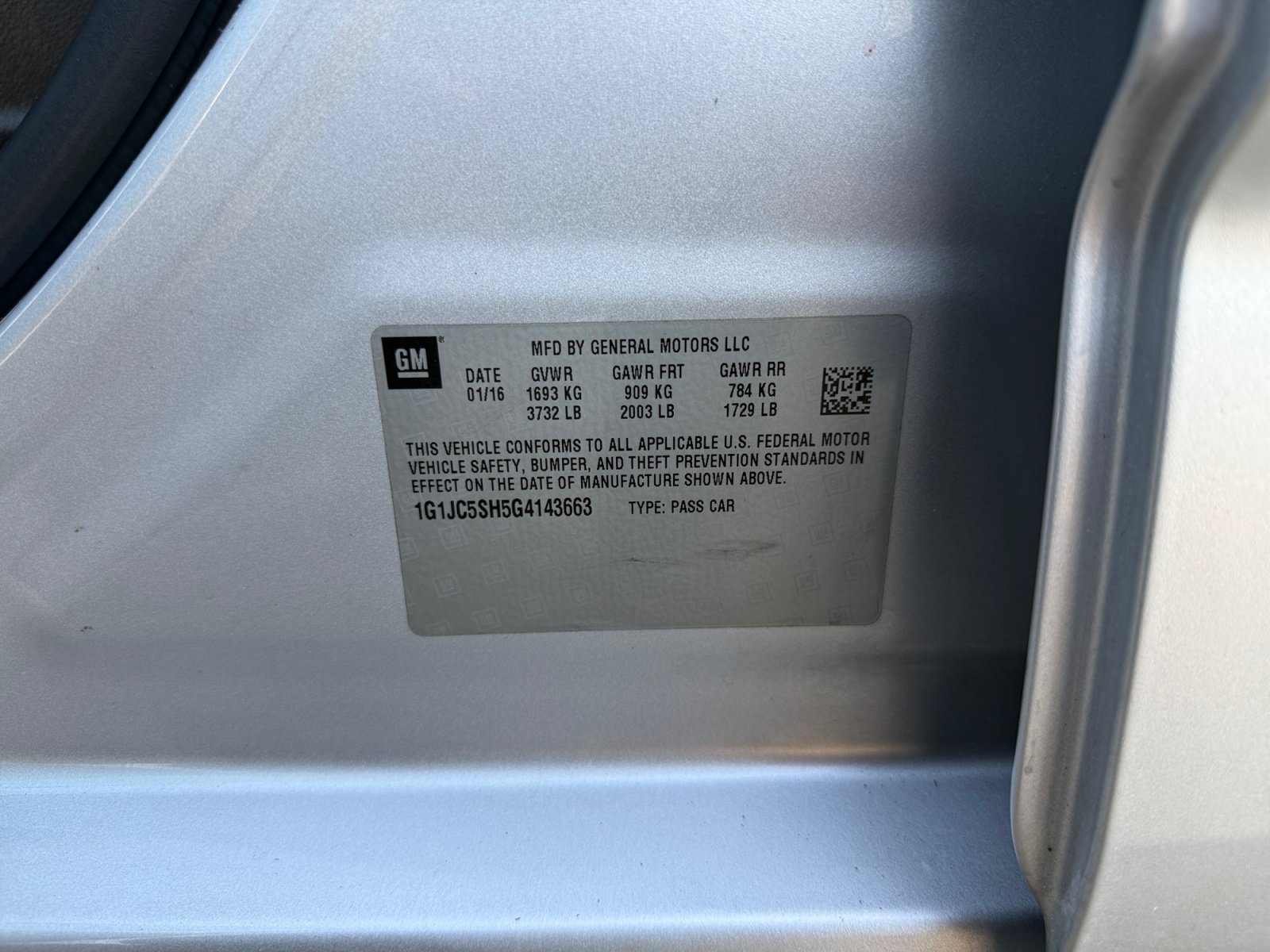 Used 2016 Chevrolet Sonic LT FWD image 25