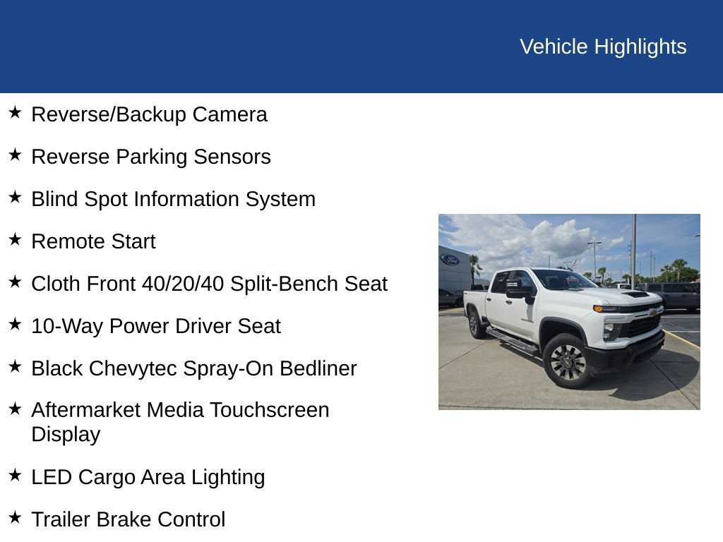 Used 2024 Chevrolet Silverado 2500 Custom w/ Custom Value Package AWD/4WD image 11