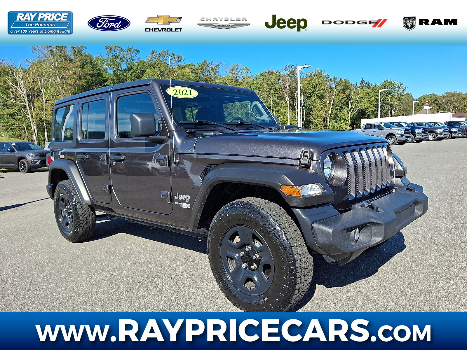 Used 2021 Jeep Wrangler Unlimited Sport