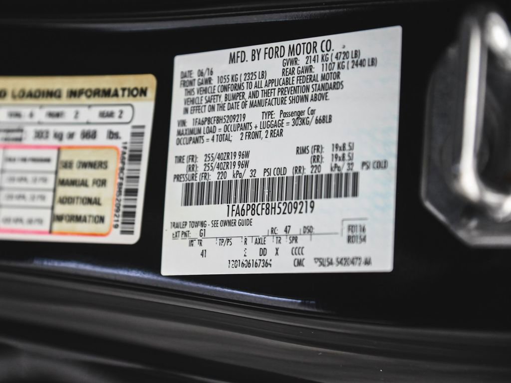 Used 2017 Ford Mustang GT Premium w/ Black Accent Package image 11