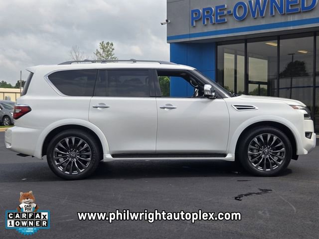 Used 2023 Nissan Armada Platinum w/ Captain's Chairs Package AWD/4WD image 2