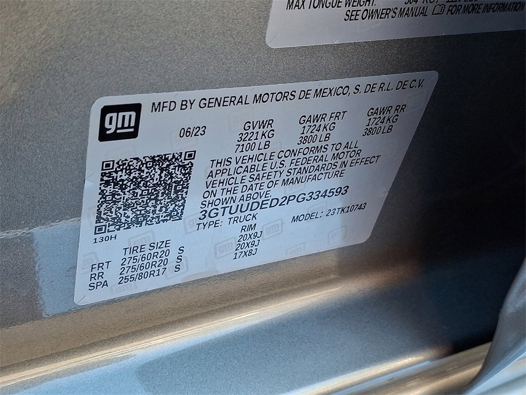 Certified 2023 GMC Sierra 1500 SLT w/ SLT Premium Package image 27