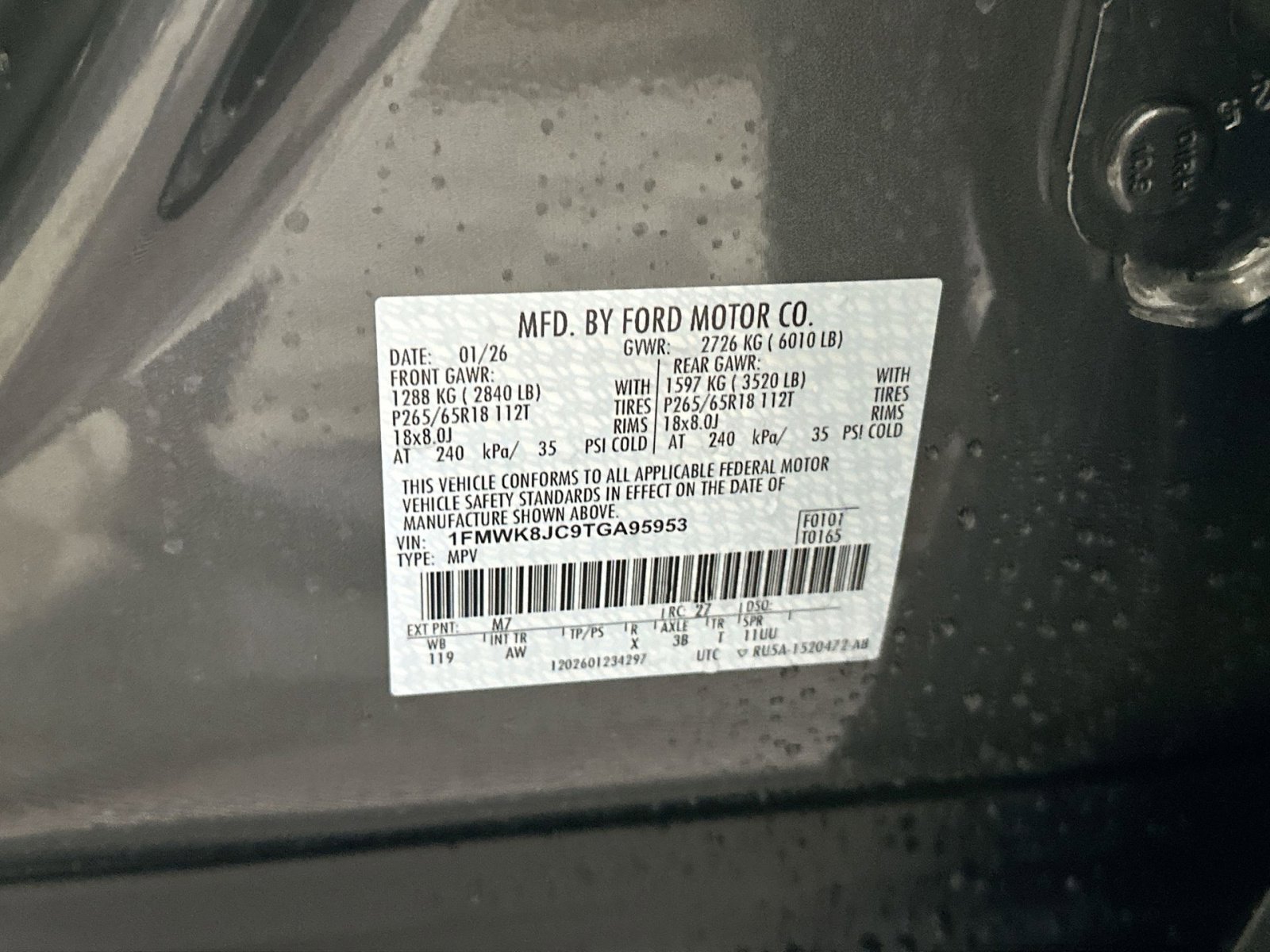 New 2026 Ford Explorer Tremor w/ Tremor Ultimate Package image 40