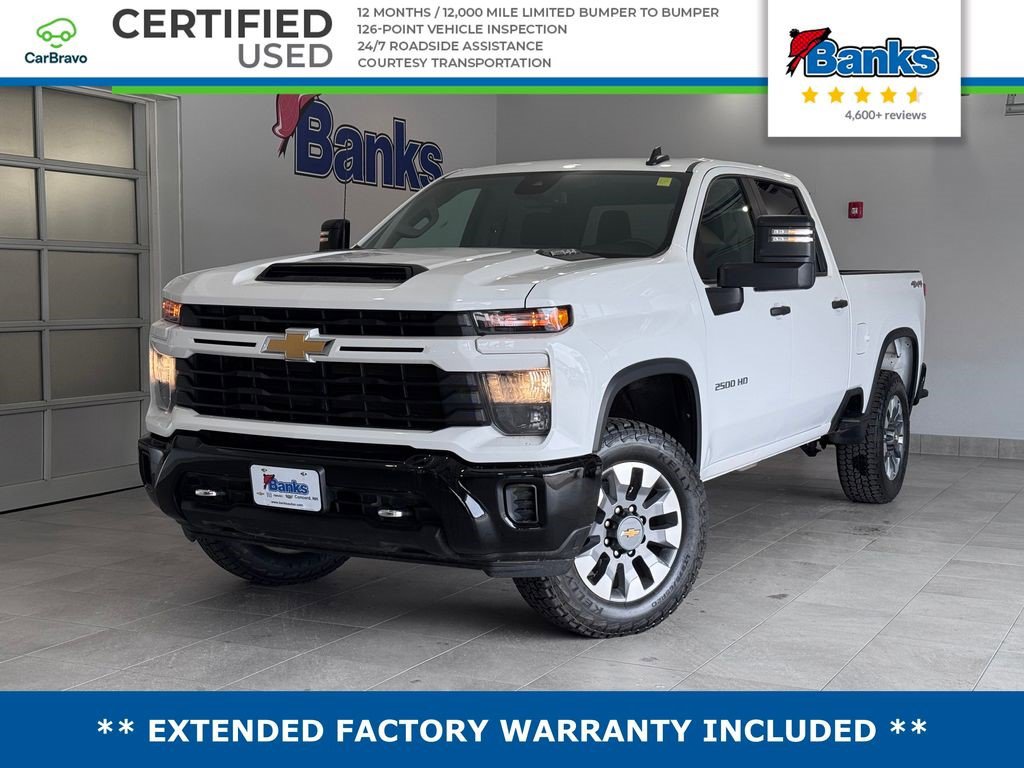 Certified 2024 Chevrolet Silverado 2500 Custom w/ Custom Value Package AWD/4WD video 1