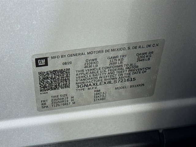 Used 2020 Chevrolet Equinox LT w/ Sport Edition FWD image 41