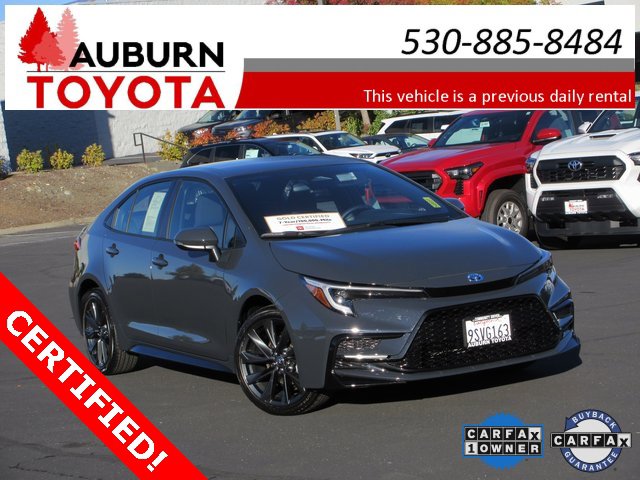 Certified 2025 Toyota Corolla SE