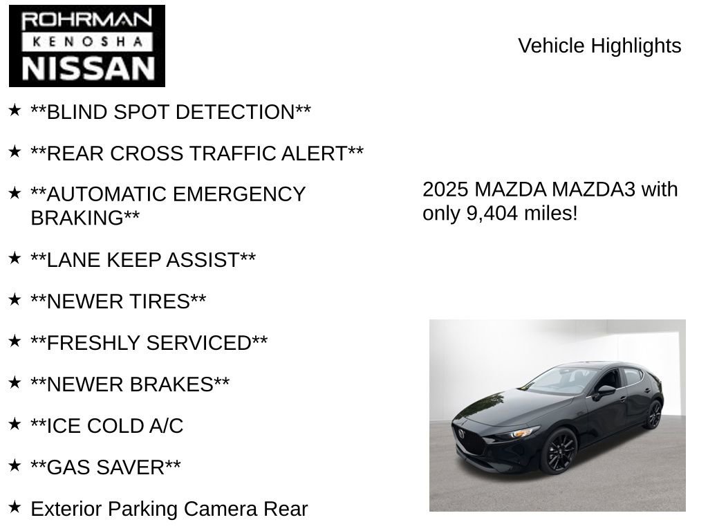 Used 2025 MAZDA MAZDA3 s Sport FWD image 7