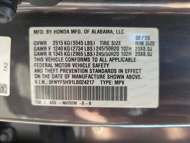 Used 2020 Honda Pilot Touring image 15